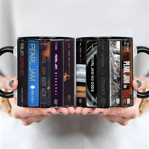 Pearl Jam Albums Cassette Retro Collection Accent Mug - Walmart.com