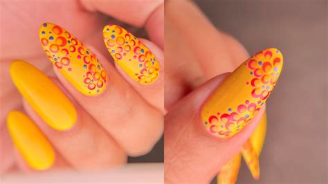 Easy nail art design tutorial at home 💅🌼🏡 | Easy nail design inspo for ...