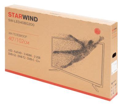 40" Телевизор StarWind SW-LED40BG200, FULL HD, черный – купить в ...
