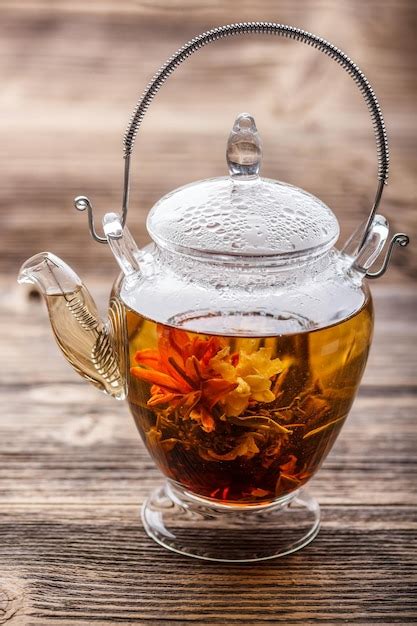 premium photo flowering tea