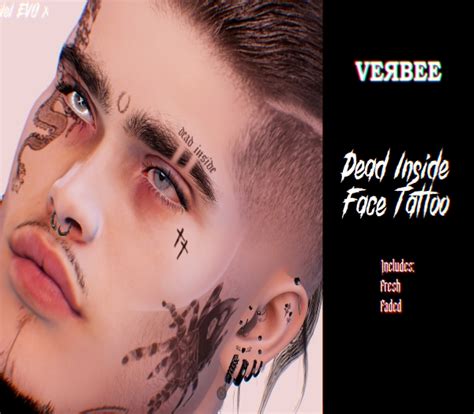 life marketplace vb dead  face tattoo