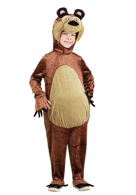 Masha and the Bear Toddler Bear Costume - Walmart.com