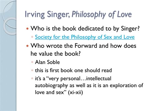 Philosophy of Love