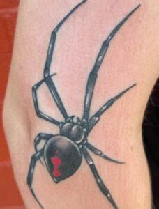 Black Widow Tattoo Meaning With 105+ Thrilling Tattoo Images For ...