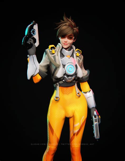 Tracer (nome02_art) [Overwatch] : r/futanari