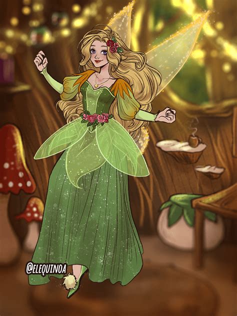 Princess Ozma as Fauna by isathekittypan on DeviantArt
