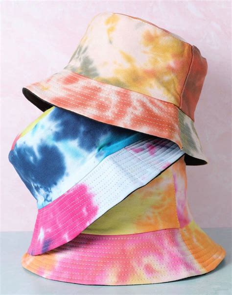 Bucket Hats | Tie dye outfits, Tie dye bucket hat, Bucket hat fashion