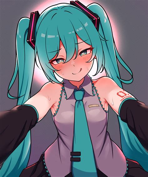 hatsune miku (vocaloid) drawn by kumada_gaon | Danbooru