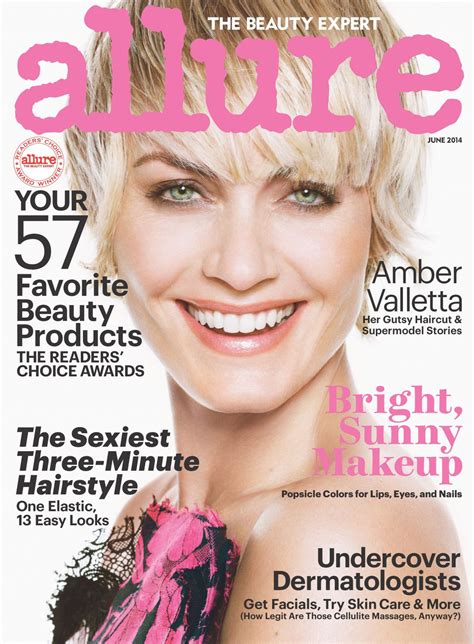 Amber Valletta - Allure Magazine June 2014 Cover • CelebMafia