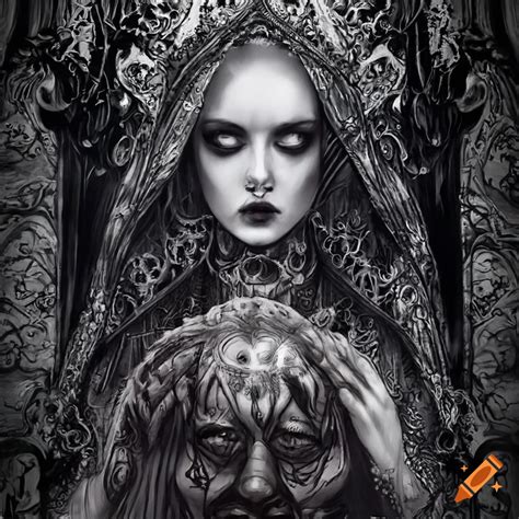 gothic art   black king   intricate setting  craiyon