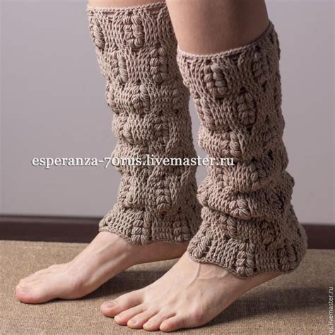 как связать гетры крючком мастер-класс | Crochet leg warmers, Knitting ...