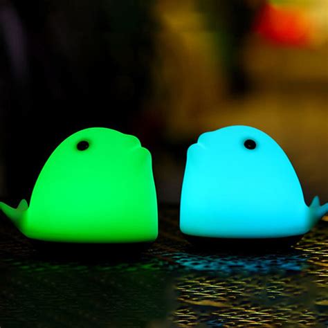Foxanon сенсорный датчик ночник милый Дельфин Животное USB Питание от ...
