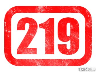 219 Text Effect and Logo Design Number