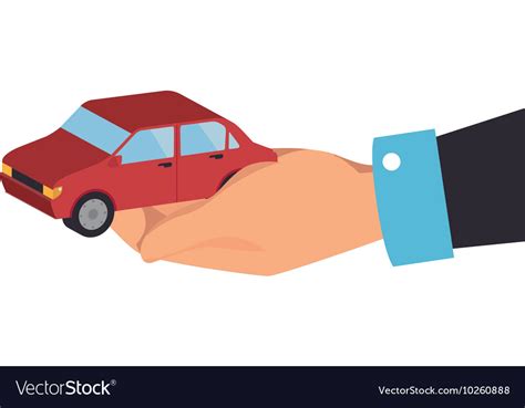 car hand vehicle royalty  vector image vectorstock