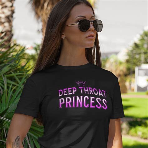 Deep Throat Princess T-shirt, DDLG BJ Shirt, Blowjob Queen, Princess