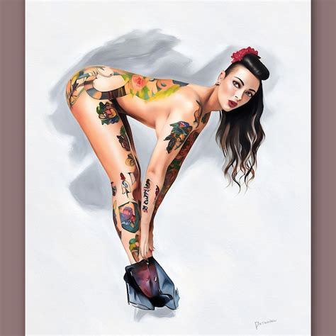 naked women tattoos etsy