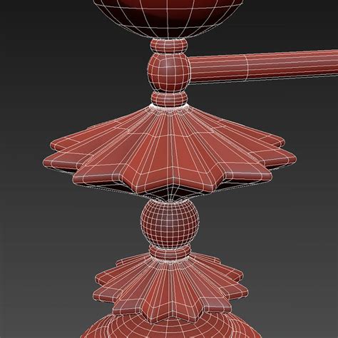 Pendant Chandelier Odeon Light Bizet 4855 3c - 3D Model for VRay, Corona