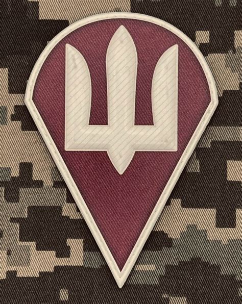 ДШВ знак нашивка, капля ДШВ