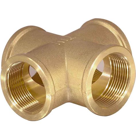 Крестовина 1/2F x 1/2F x 1/2F x 1/2F (латунная) XF2222 купить по цене ...