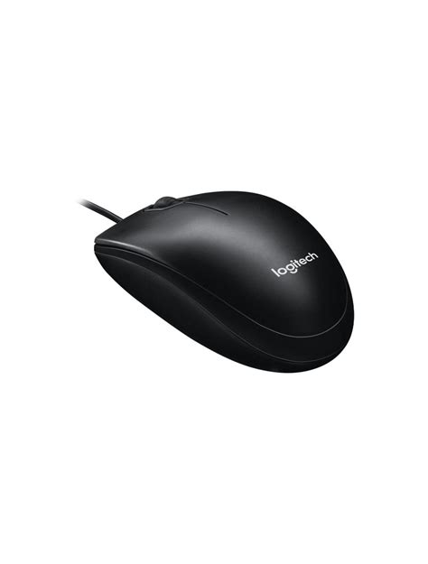 LOGITECH M100 WIRED MOUSE - BLACK COLOR