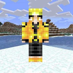 Желтый Наруто – скин для Minecraft – тополь м 2