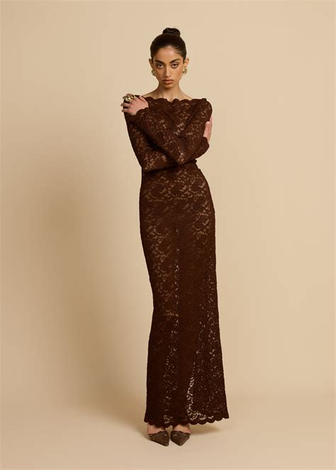 MONET DRESS CHOCOLATE – ARCINA ORI