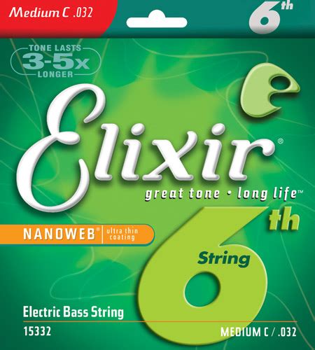 Elixir 'Nanoweb' 6 String Set , High End Bass Guitars, Amps & Bass Strings