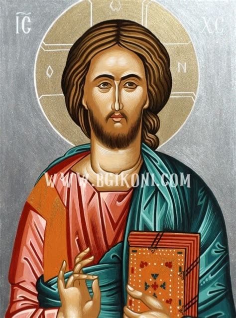Икона на Иисус Христос (ръчно рисувана) | BGikoni.com