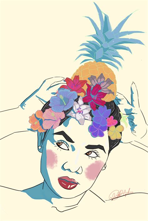 Pineapple Princess, Me, 2019 : r/Art