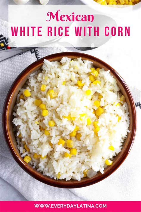 Mexican White Rice with Corn