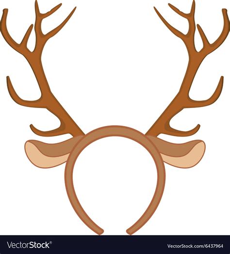 Reindeer horns Royalty Free Vector Image - VectorStock