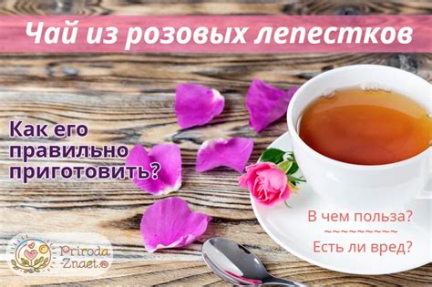 Чай из лепестков роз – эликсир хорошего настроения и крепкого здоровья