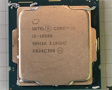 Intel 10th Gen 65W 12-Thread CPU SRH3A i5-10500 Max 4.5GHz Socket ...