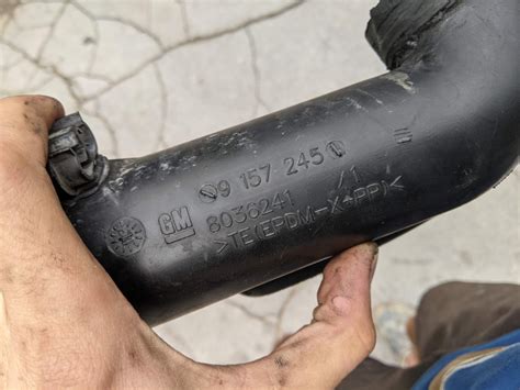 19. Впускной патрубок Z16XE — Opel Astra G, 1,6 л, 2003 года | своими ...