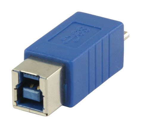 USB 3.0 Adapter Micro B Male - B Female Blue | Videotronics E-Store