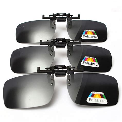 Glasses Lens Polarized Clip On Sunglasses - US$4.13