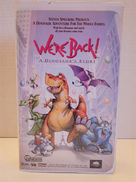 Retro - We're Back - VHS Animated Cartoon - John Goodman, Rhea Perlman ...