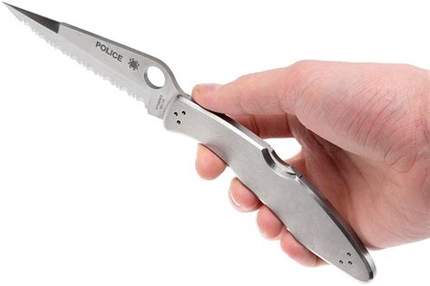 Spyderco Police C07S serrated pocket knife | Advantageously shopping at ...