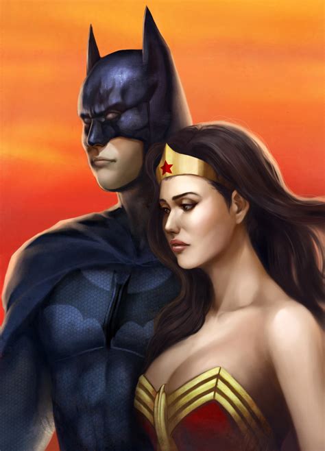 Batman, Wonder Woman by WeijiC on DeviantArt