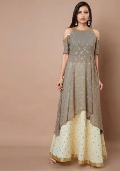 latest  kurti skirt designs  patterns
