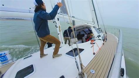 Sailing an Amel 55 in 360! Sailing Vessel Delos - YouTube