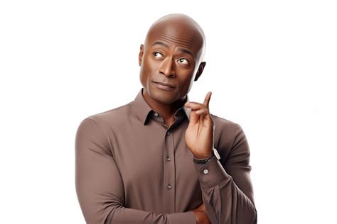 premium photo  man thinking  deeply