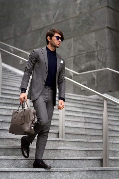 30 Best Charcoal Grey Suits with Black Shoes For Men