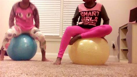 yoga ball challenge - YouTube