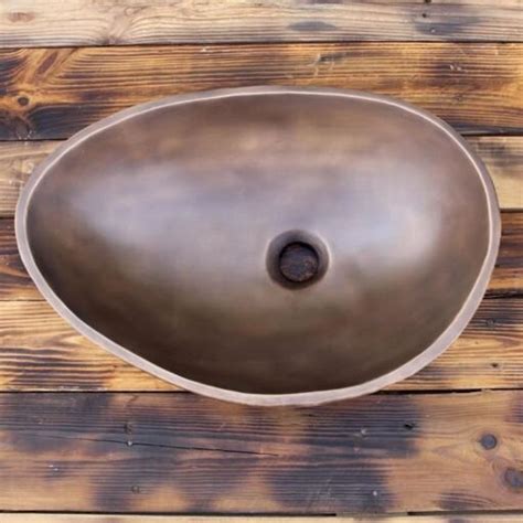 Бронзовая раковина BR02 (накладная) купить в интернет магазине Bronzevek.ru