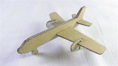 How To Make Flying Airplane Using Cardboard - YouTube
