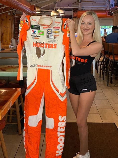 Chase Elliott No. 9 Hooters Fire Suit Worn at 2018 NASCAR Races - Race ...