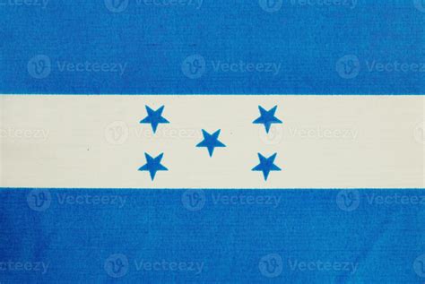 Honduran flag featuring five stars and blue stripes 60808386 Stock