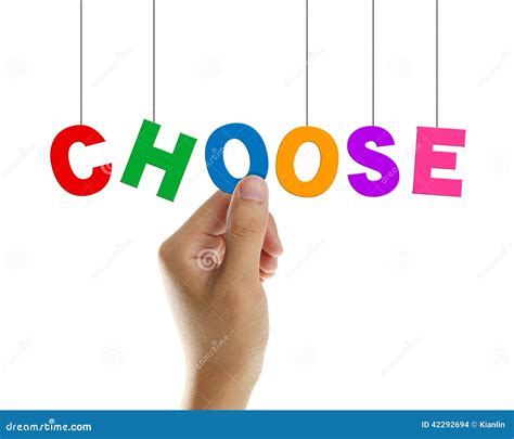 Choose stock photo. Image of cart, colorful, symbol, three - 42292694