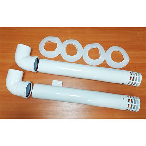 Комплект для раздельного дымоудаления Ø 80/80 Aluminum pipe assembly ...
